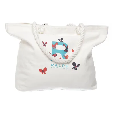 Beach bag (White, Multicolored) from Ralph Lauren Fragrances Cotton