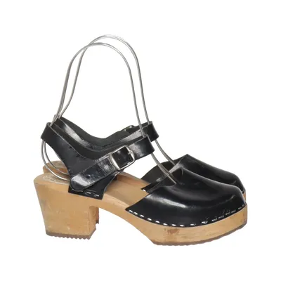 Sabots (Noir) Cuir