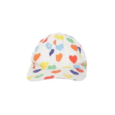 Baseballkeps (Vit, Flerfärgad) från Mini Rodini Återvunnen polyester