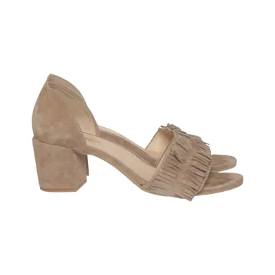 Højhælede sandaler (Beige) fra Mentor Læder