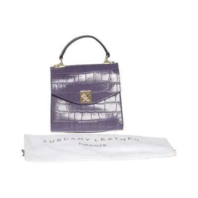 Schoudertas (Lila) van Tuscany Leather