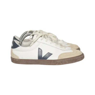 Sneakers (White, Beige, Blue) from Veja Leather
