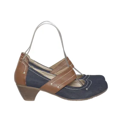 High heels (Blue, Brown) from Gyllene Gripen