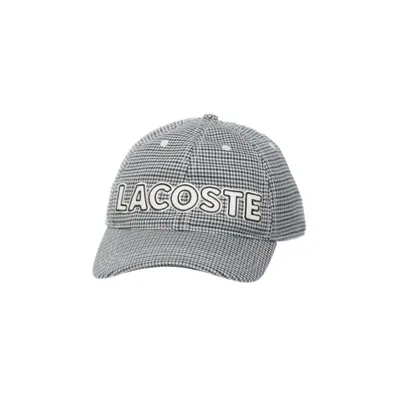 Baseballkeps (Vit, Flerfärgad) från Lacoste Elastan, Polyester, Viskos