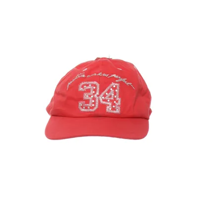 Honkbalpet (Rood) van ICA Katoen