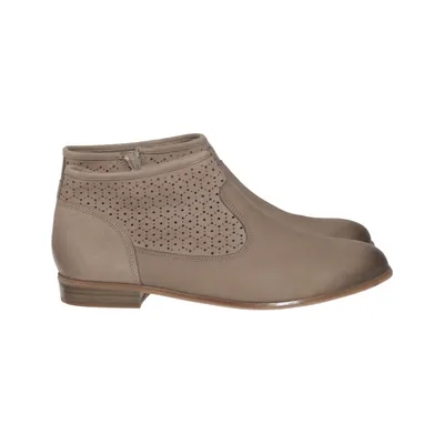 Ankle boots (Beige) from Varese Leather
