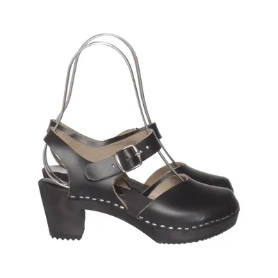 Clogs (Black) from Swedish Clogs Leather
