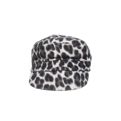 Newsboy cap (Svart, Vit) från Parosh Ull