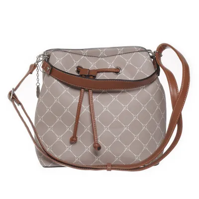 Handväska (Grå, Brun, Vit) från Tamaris Polyester, Polyuretan