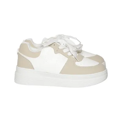 Sneakers (Hvid, Beige) fra Fashion Sport