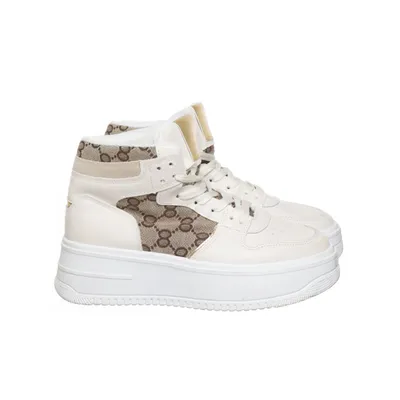 Sneakers (Beige, Meerkleurig)