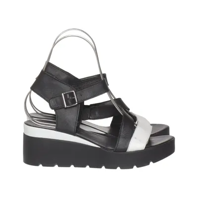 Sandales (Noir, Blanc) de Lasocki Cuir