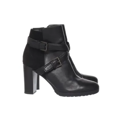 Heeled boots (Black) from Geox Leather