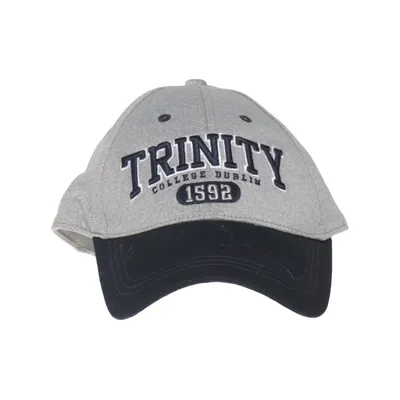 Casquette de baseball (Gris, Noir) de Trinity College Dublin Coton, Polyester