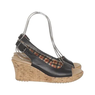 Sleehakken (Zwart, Beige) van Crocs Leer