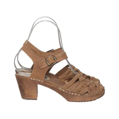Clogs (Brown) from Moheda Leather