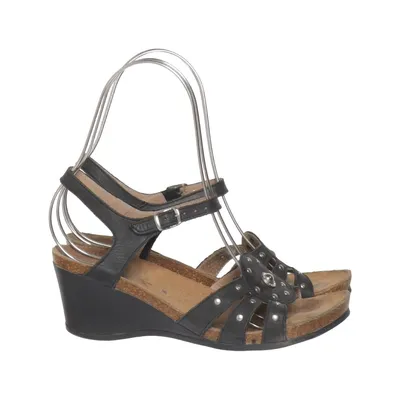 Sandalen (Zwart) van Embla Leer