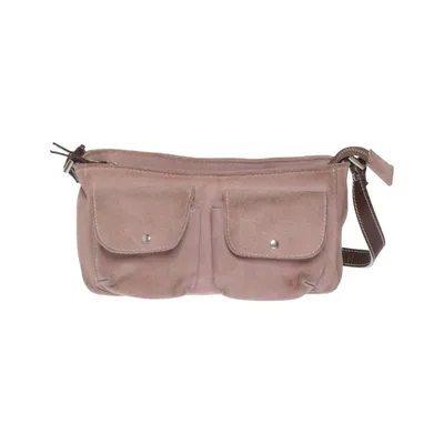 Sac à bandoulière (Rose, Marron) de Loxwood Cuir, Daim
