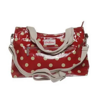 Handväska (Röd, Flerfärgad) från Cath Kidston Bomull, Skinn