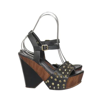Sandales à talons hauts (Noir, Marron) de Scorett Cuir
