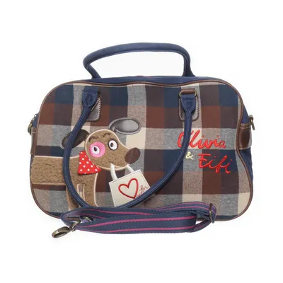 Handväska (Blå, Brun, Flerfärgad) från Die Spiegelburg