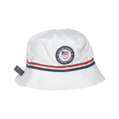 Buckethatt (Vit, Blå, Röd) från Polo Ralph Lauren