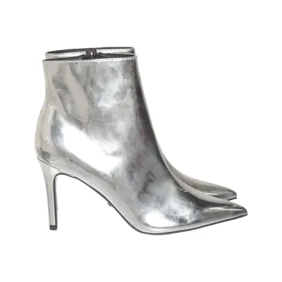 Heeled boots (Silver) from Topshop