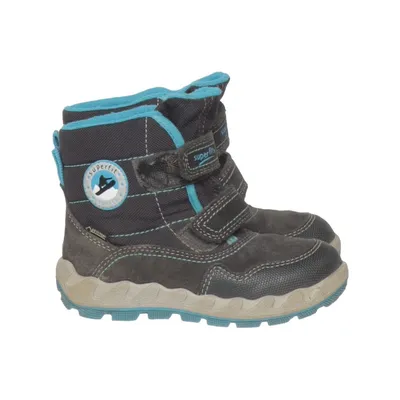 Laced boots (Gray, Blue) from Superfit Leather