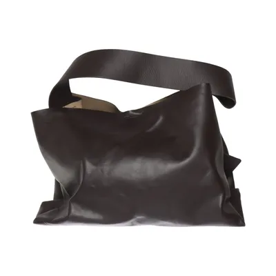 Handbag (Brown) from COS Cotton, Leather