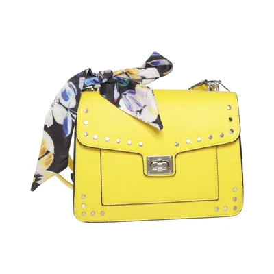 Sac à bandoulière (Jaune, Multicolore) de Stradivarius Polyuréthane