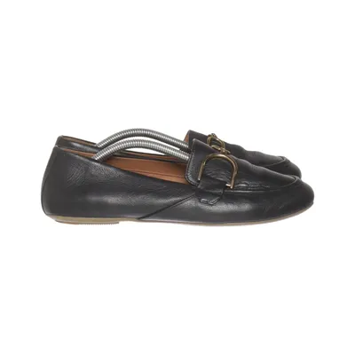 Loafers (Zwart) van Geox Leer