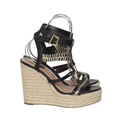 Sleehakken (Zwart, Goud) van River Island Polyurethaan