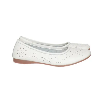 Ballet flats (White) from Soft Comfort by Wildflower Leather