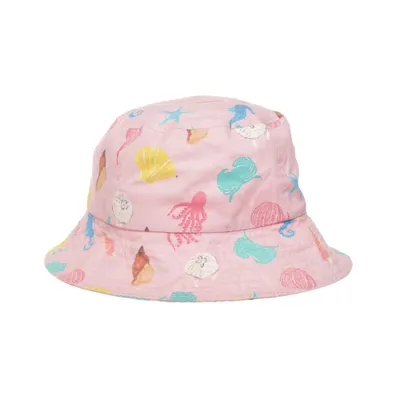 Bucket hat (Roze, Meerkleurig) van Mads Nørgaard x Helmstedt Katoen