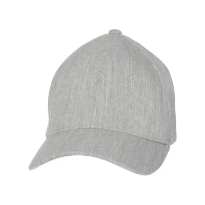 Casquette de baseball (Gris) de Upfront Acrylique, Élasthane, Laine