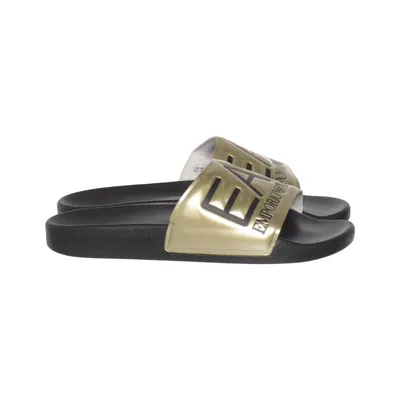 Hjemmeskor (Sort, Guld) fra Emporio Armani