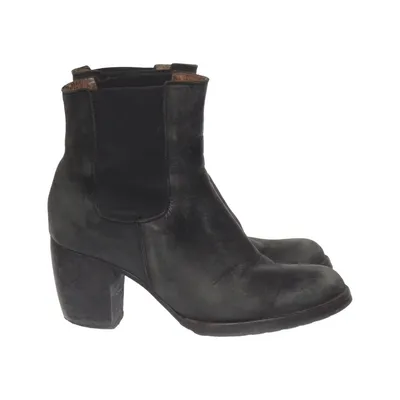 Heeled boots (Black) from Nilson Leather