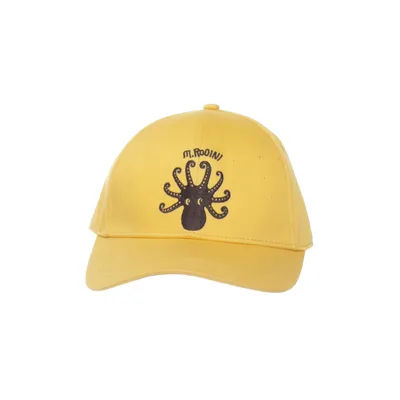 Baseball cap (Yellow, Black) from Mini Rodini Cotton
