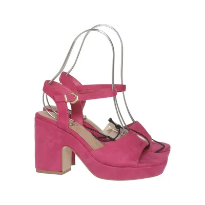 High heel sandals (Pink) from Pernilla Wahlgren Design Leather