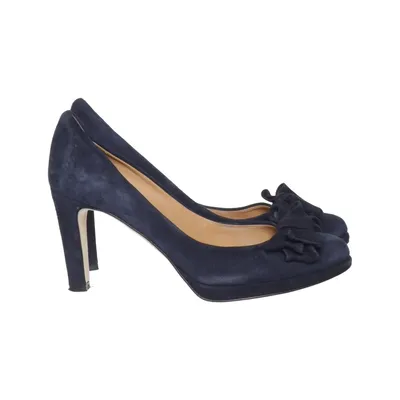 Escarpins (Bleu) de Angela C Cuir