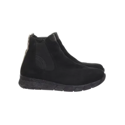 Ankle boots (Black) from Bama Faux suede