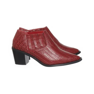 Ankle boots (Red, Black) from Seven7
