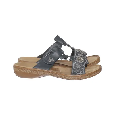 Mules (Bleu, Marron) de Rieker Cuir