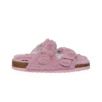 Slip-ins (Roze) van Lejon Imitatiebont