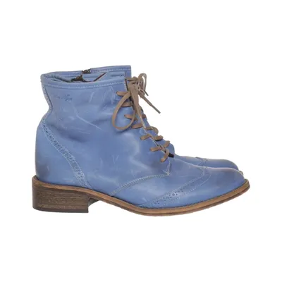 Laced boots (Blue) from Rosa Negra