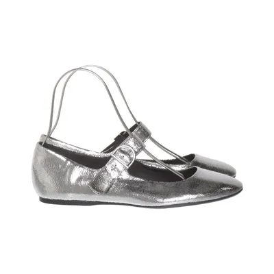 Ballerinaskor (Silverfärgad) från Zara Skinn