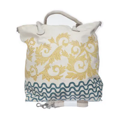 Handbag (White, Blue, Yellow) from Caterina Lucchi
