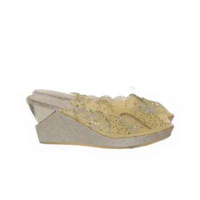 Kilehælssko (Guld) fra Via Moda