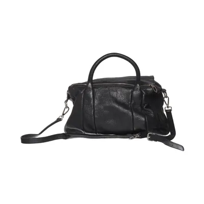 Handtasche (Schwarz) von Zara Basic Collection Leder, Polyester