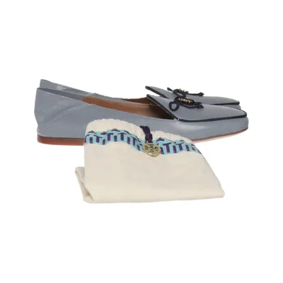 Loafers (Grijs) van Tory Burch Leer